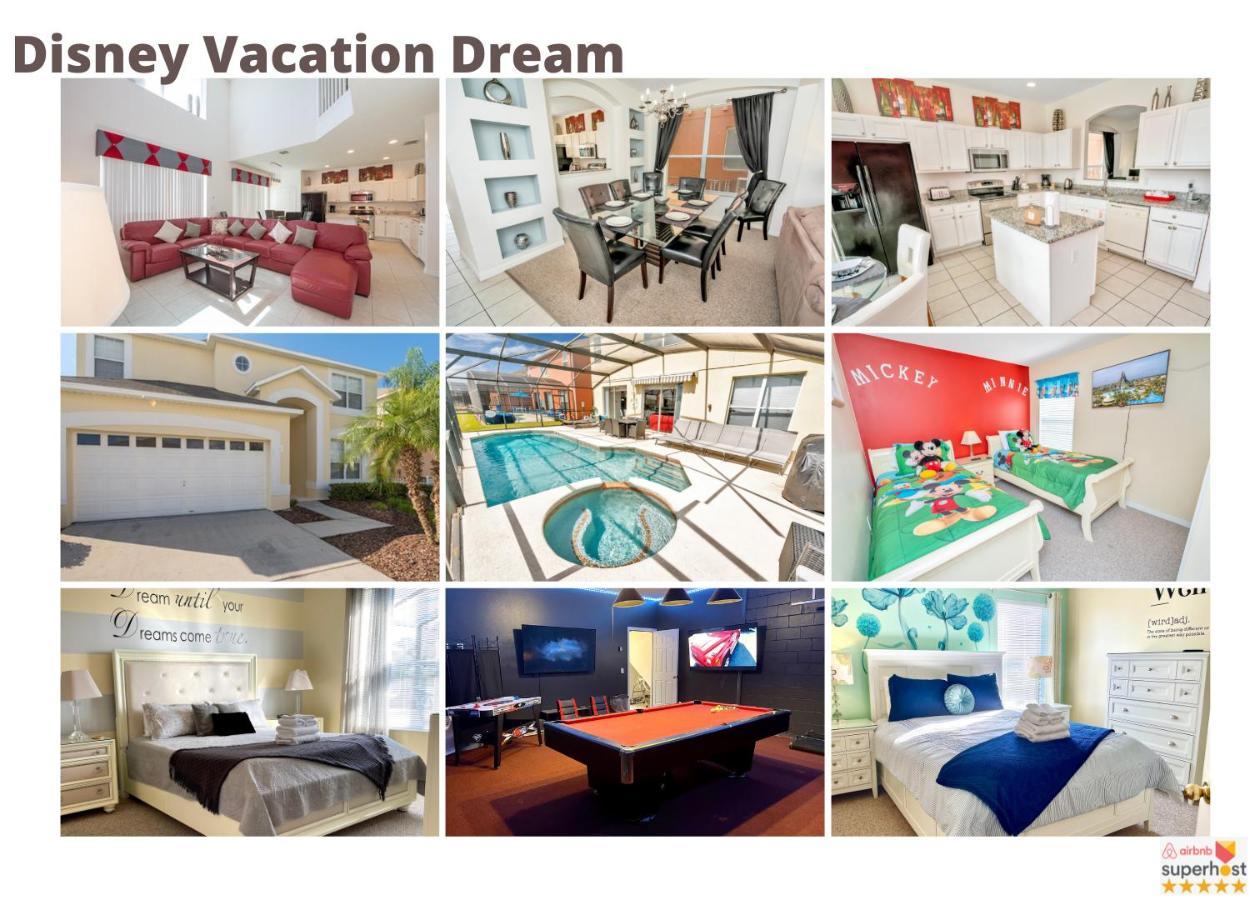 Disney Dream With Hot Tub, Pool, Xbox, Games Room, Lakeview, 10 Min To Disney, Clubhouse Kissimmee Extérieur photo